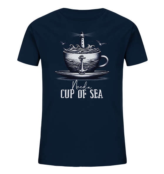 Need a cup of sea - Kinder Bio Shirt - Kiebitzdelle