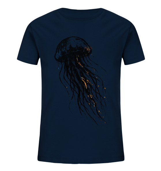 Street Art Qualle - Kinder Bio Shirt