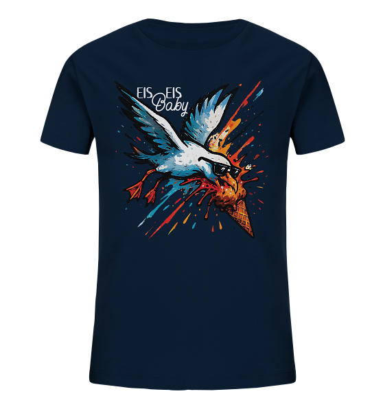 Eis Eis Baby Eisdieb Möwe - Kinder Bio Shirt