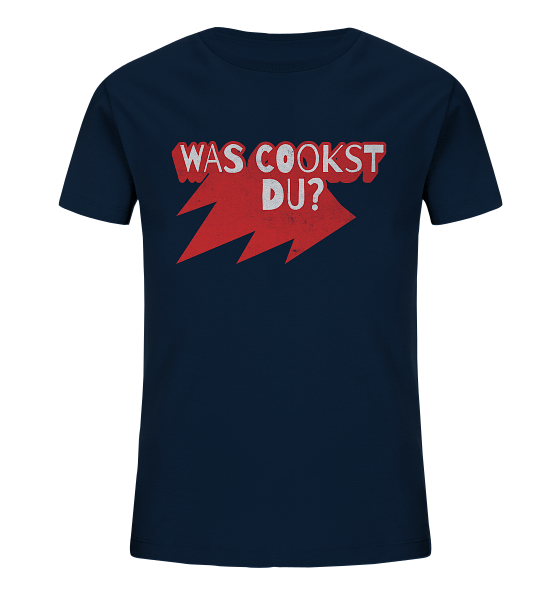 Was cookst du Lustig Kochen - Kinder Bio Shirt - Kiebitzdelle