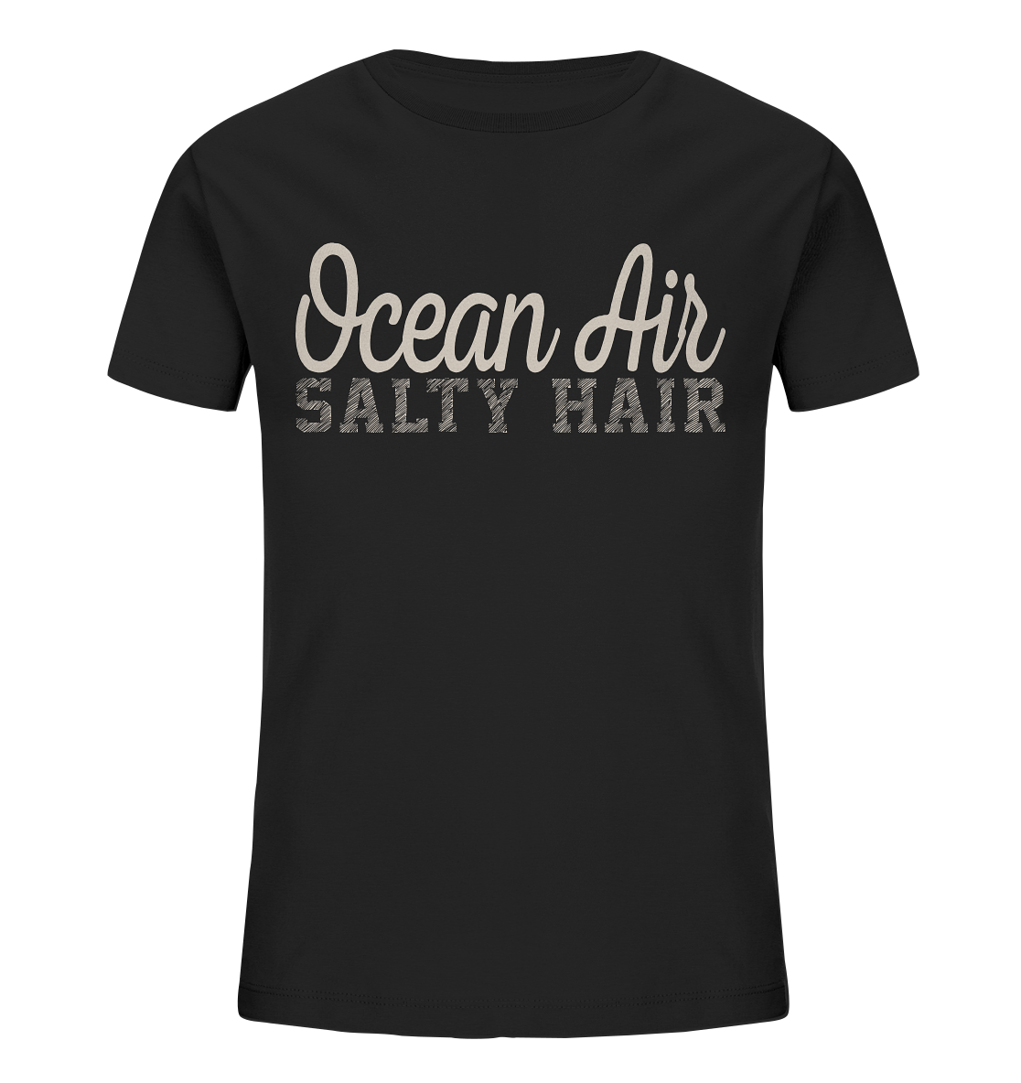 Ocean Air Salty Hair - Kinder Bio Shirt - Kiebitzdelle