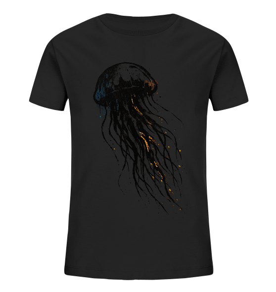 Street Art Qualle - Kinder Bio Shirt - Kiebitzdelle