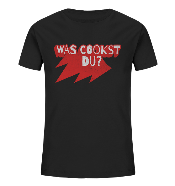 Was cookst du Lustig Kochen - Kinder Bio Shirt - Kiebitzdelle