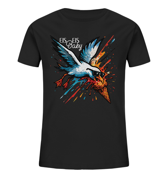 Eis Eis Baby Eisdieb Möwe - Kinder Bio Shirt