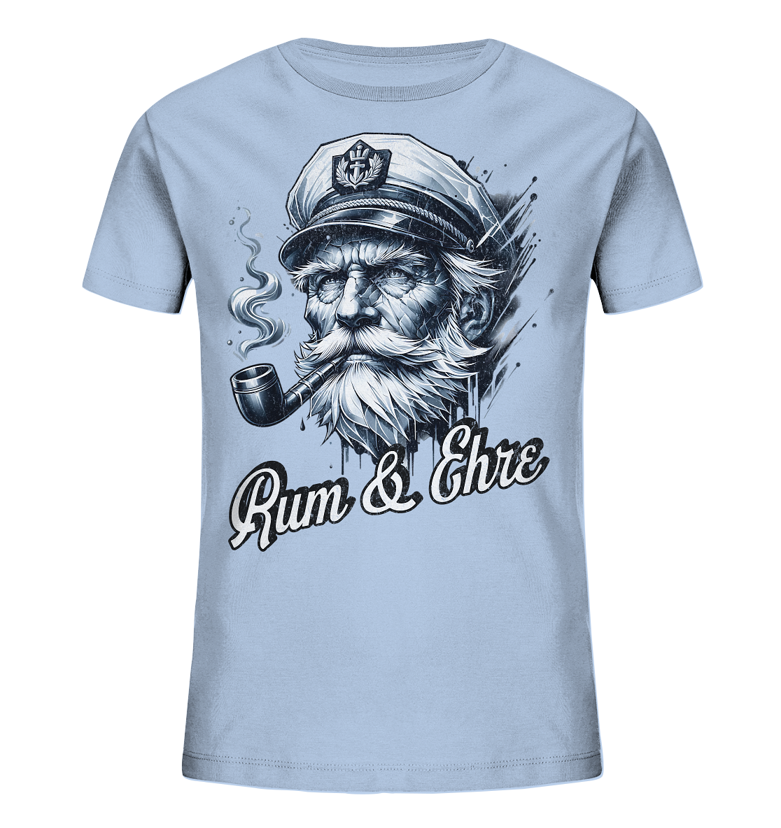 Rum und Ehre Kapitän - Kinder Bio Shirt