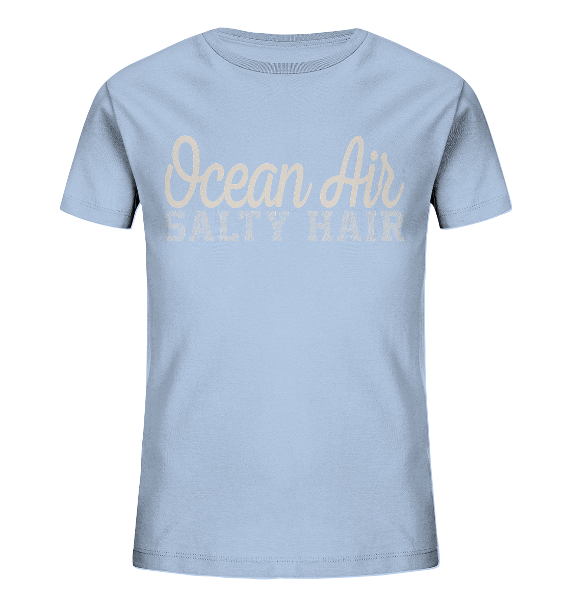 Ocean Air Salty Hair - Kinder Bio Shirt - Kiebitzdelle