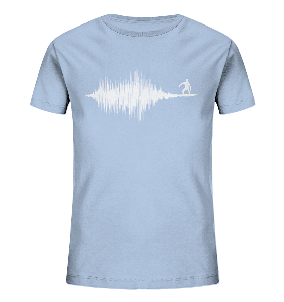 Soundwave Schallewelle Surfer Equilizer - Kinder Bio Shirt - Kiebitzdelle
