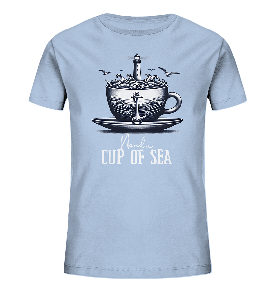 Need a cup of sea - Kinder Bio Shirt - Kiebitzdelle