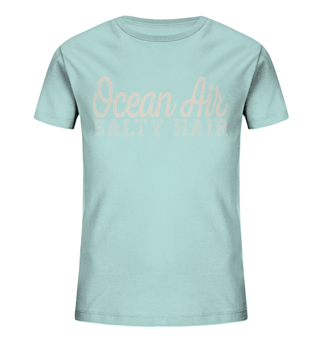 Ocean Air Salty Hair - Kinder Bio Shirt - Kiebitzdelle