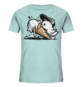 Möwe Küken mit Eis Street Art - Kinder Bio Shirt - Kiebitzdelle