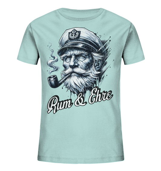 Rum und Ehre Kapitän - Kinder Bio Shirt