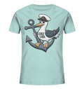 Coast Lover Möwe Kapitän - Kinder Bio Shirt - Kiebitzdelle