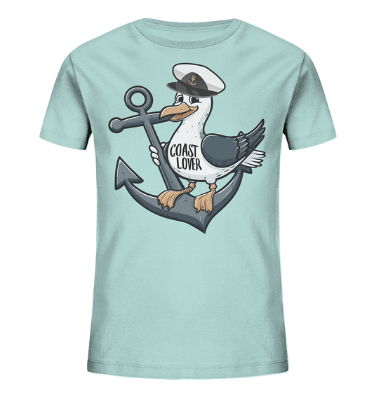 Coast Lover Möwe Kapitän - Kinder Bio Shirt