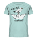 Kurs auf Fischbrötchen Papierschiff Möwe - Kinder Bio Shirt - Kiebitzdelle
