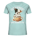 Guten Morgen Ganz dünnes Eis Hund Kaffeetasse - Kinder Bio Shirt - Kiebitzdelle