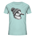 Coole Möwe mit Pudelmütze - Kinder Bio Shirt - Kiebitzdelle
