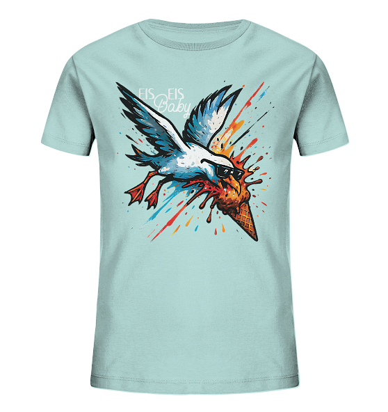 Eis Eis Baby Eisdieb Möwe - Kinder Bio Shirt