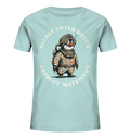 Wattdicht Pinguin Taucher mit lustigem Spruch - Kinder Bio Shirt - Kiebitzdelle