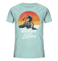 Waden statt Laden Fahrrad E-Bike Radtrikot - Kinder Bio Shirt - Kiebitzdelle