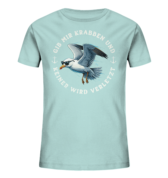 Gib mir Krabben und keiner wird verletzt - Kinder Bio Shirt