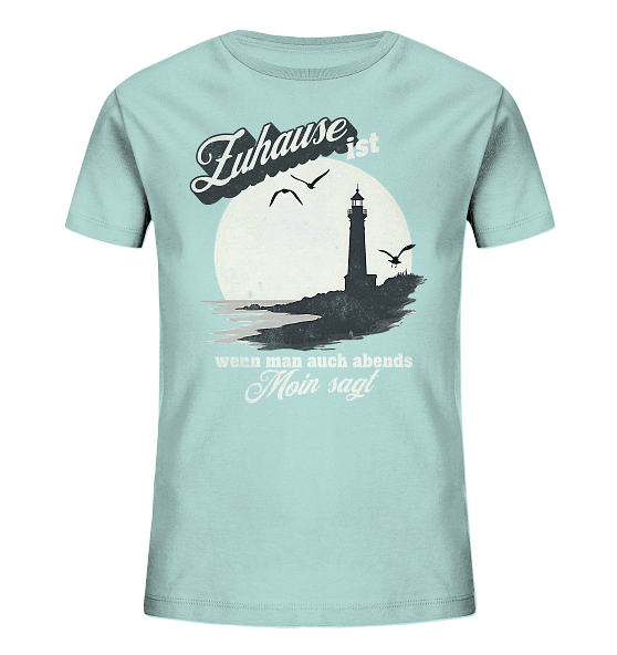 Moin Spruch Zuhause - Kinder Bio Shirt