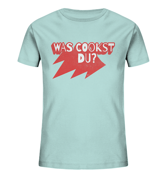 Was cookst du Lustig Kochen - Kinder Bio Shirt - Kiebitzdelle