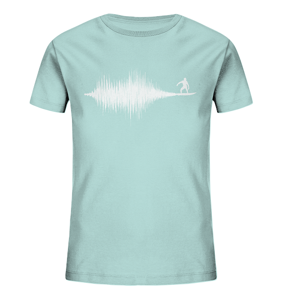 Soundwave Schallewelle Surfer Equilizer - Kinder Bio Shirt - Kiebitzdelle