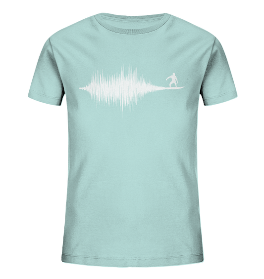 Soundwave Schallewelle Surfer Equilizer - Kinder Bio Shirt