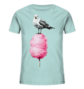 Möwe auf Zuckerwatte - Kinder Bio Shirt - Kiebitzdelle