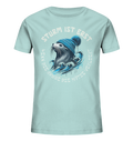 Sturm ist erst wenn die Robbe die Mütze verliert - Kinder Bio Shirt - Kiebitzdelle