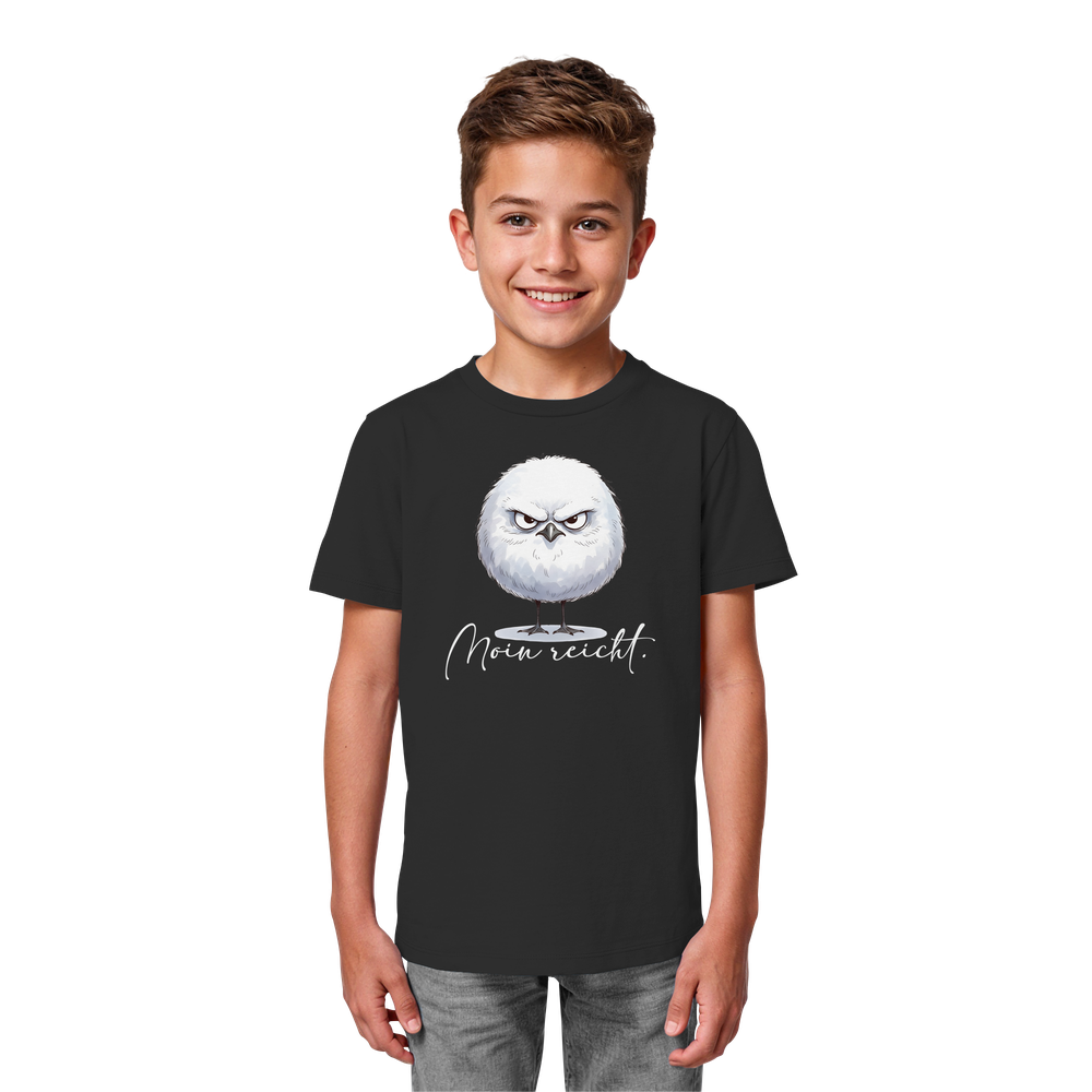 Moin reicht - Grimmige runde Möwe - Kids Organic Shirt