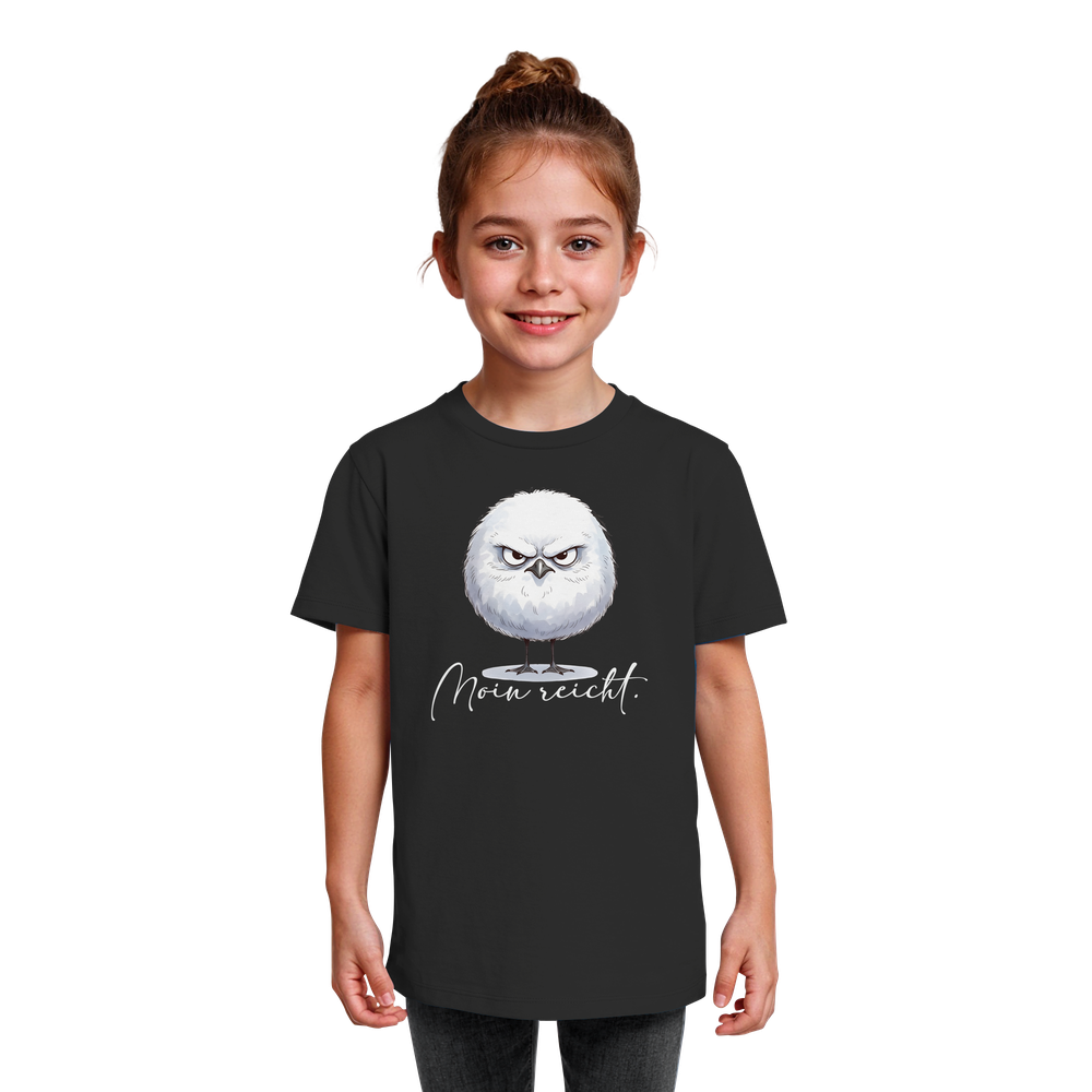 Moin reicht - Grimmige runde Möwe - Kids Organic Shirt