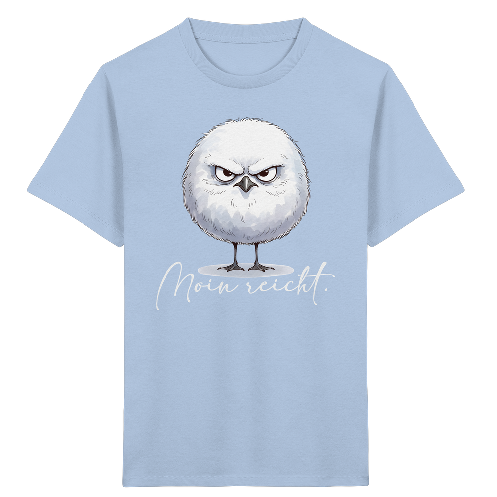 Moin reicht - Grimmige runde Möwe - Kids Organic Shirt