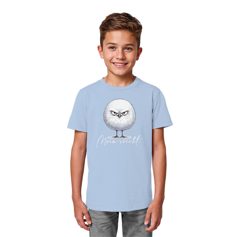 Moin reicht - Grimmige runde Möwe - Kids Organic Shirt