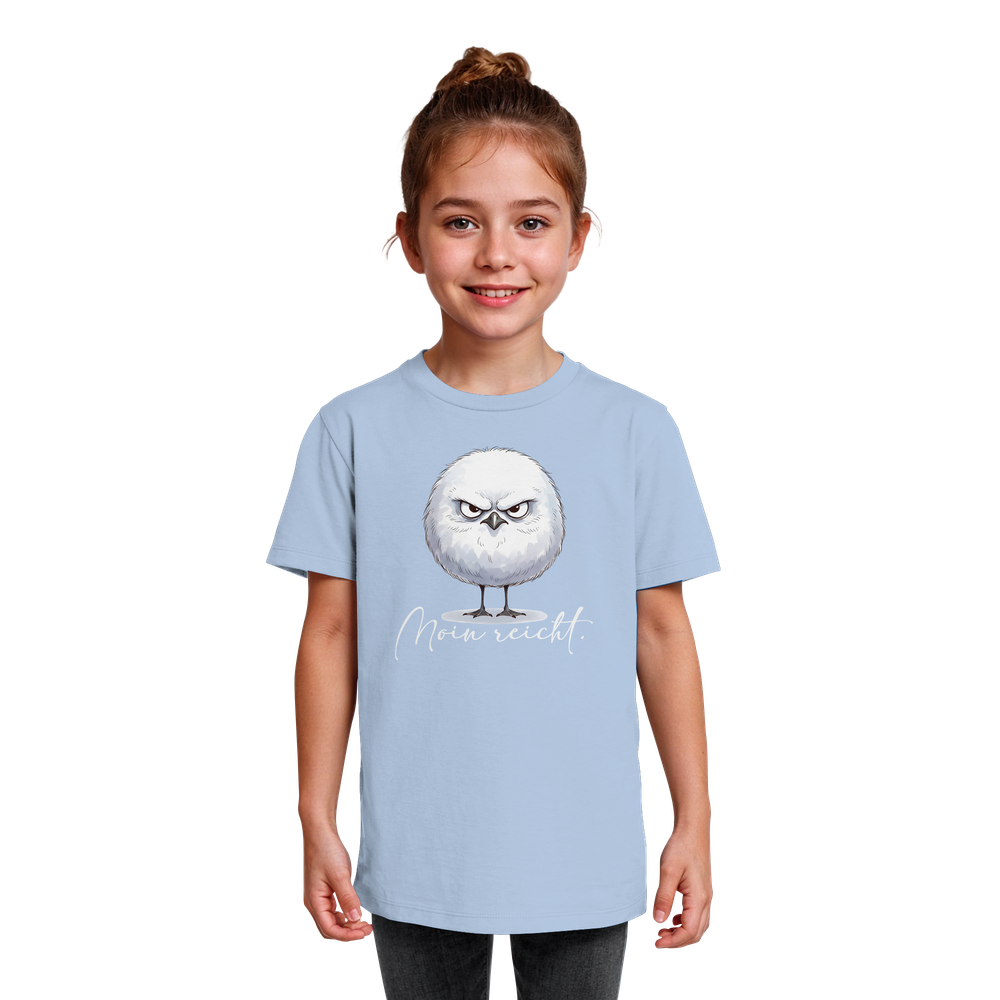 Moin reicht - Grimmige runde Möwe - Kids Organic Shirt