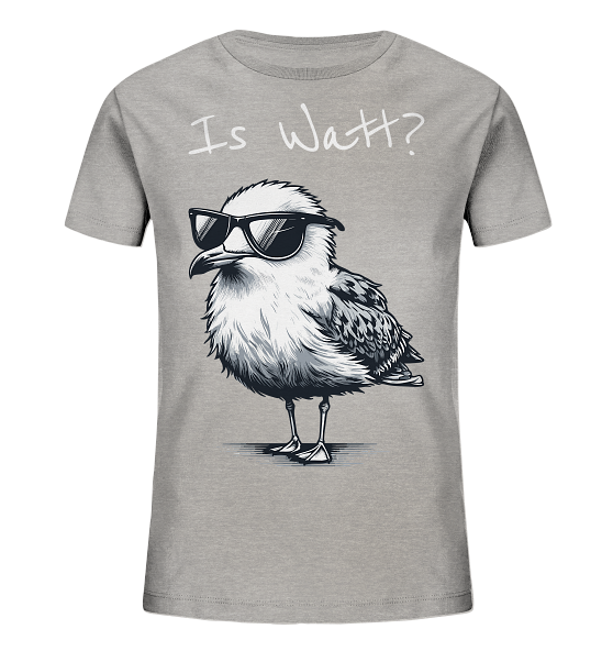 Is Watt Coole Möwe - Kinder Bio Shirt