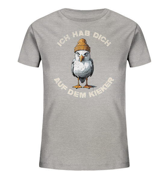 Ich hab Dich auf dem Kieker Möwe Spruch - Kinder Bio Shirt - Kiebitzdelle