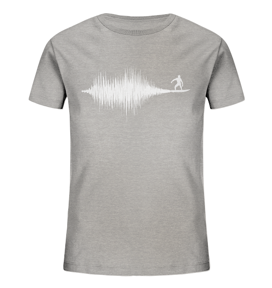 Soundwave Schallewelle Surfer Equilizer - Kinder Bio Shirt - Kiebitzdelle