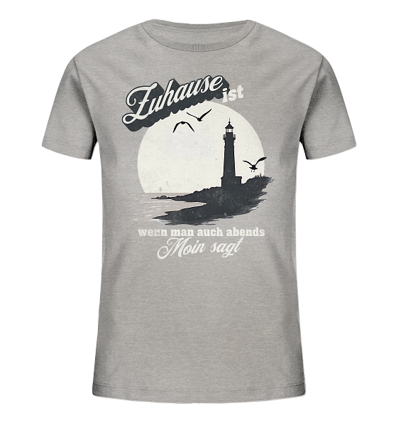 Moin Spruch Zuhause - Kinder Bio Shirt - Kiebitzdelle