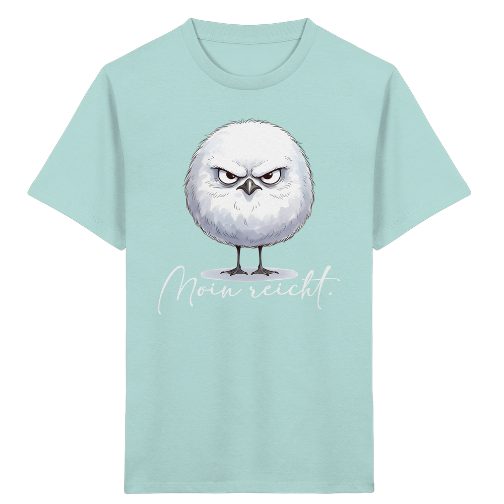 Moin reicht - Grimmige runde Möwe - Kids Organic Shirt