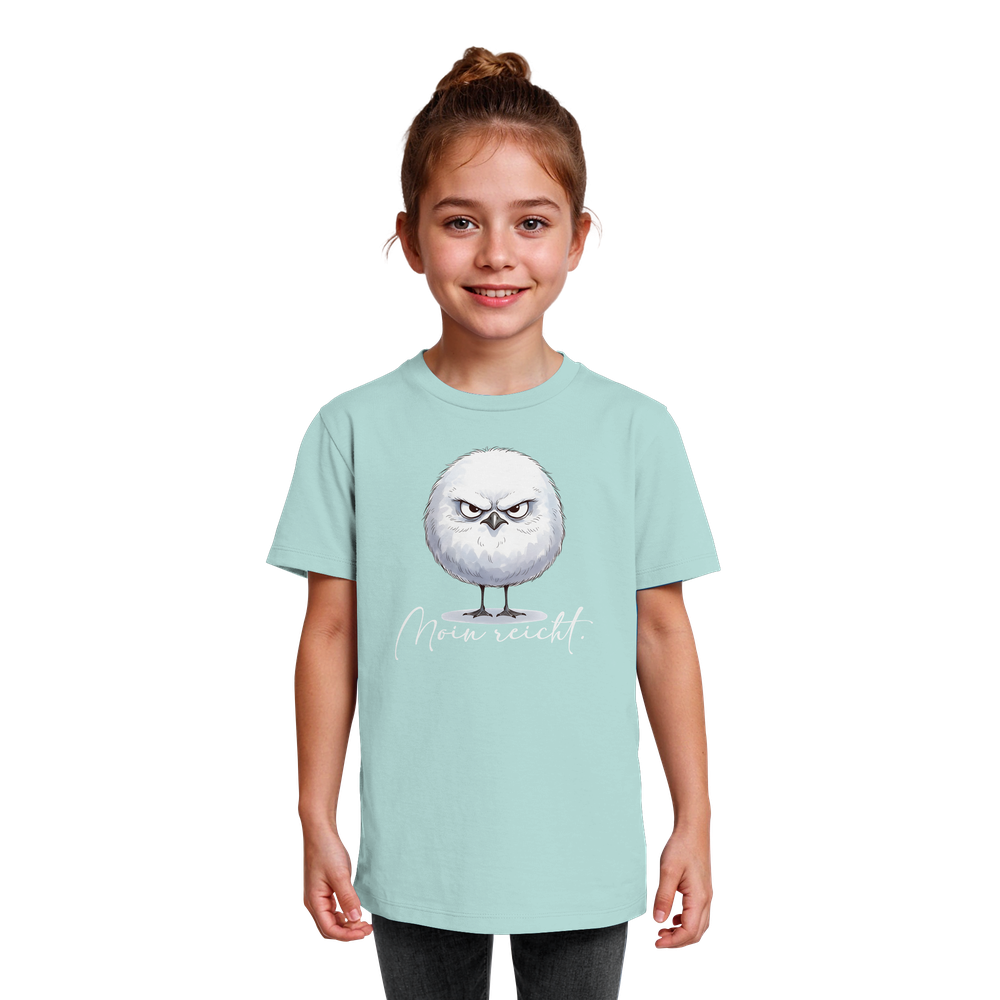 Moin reicht - Grimmige runde Möwe - Kids Organic Shirt