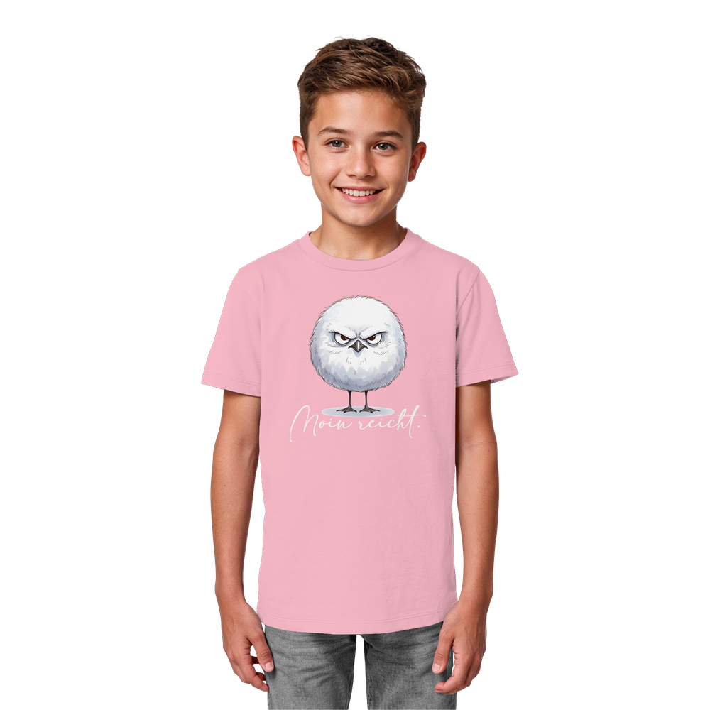 Moin reicht - Grimmige runde Möwe - Kids Organic Shirt