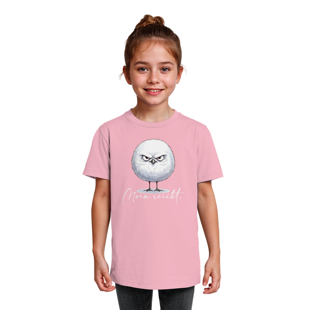 Moin reicht - Grimmige runde Möwe - Kids Organic Shirt