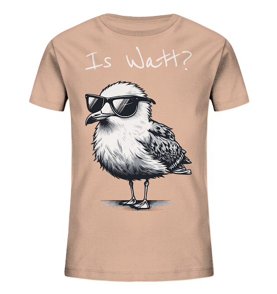 Is Watt Coole Möwe - Kinder Bio Shirt