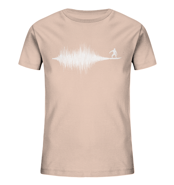 Soundwave Schallewelle Surfer Equilizer - Kinder Bio Shirt - Kiebitzdelle