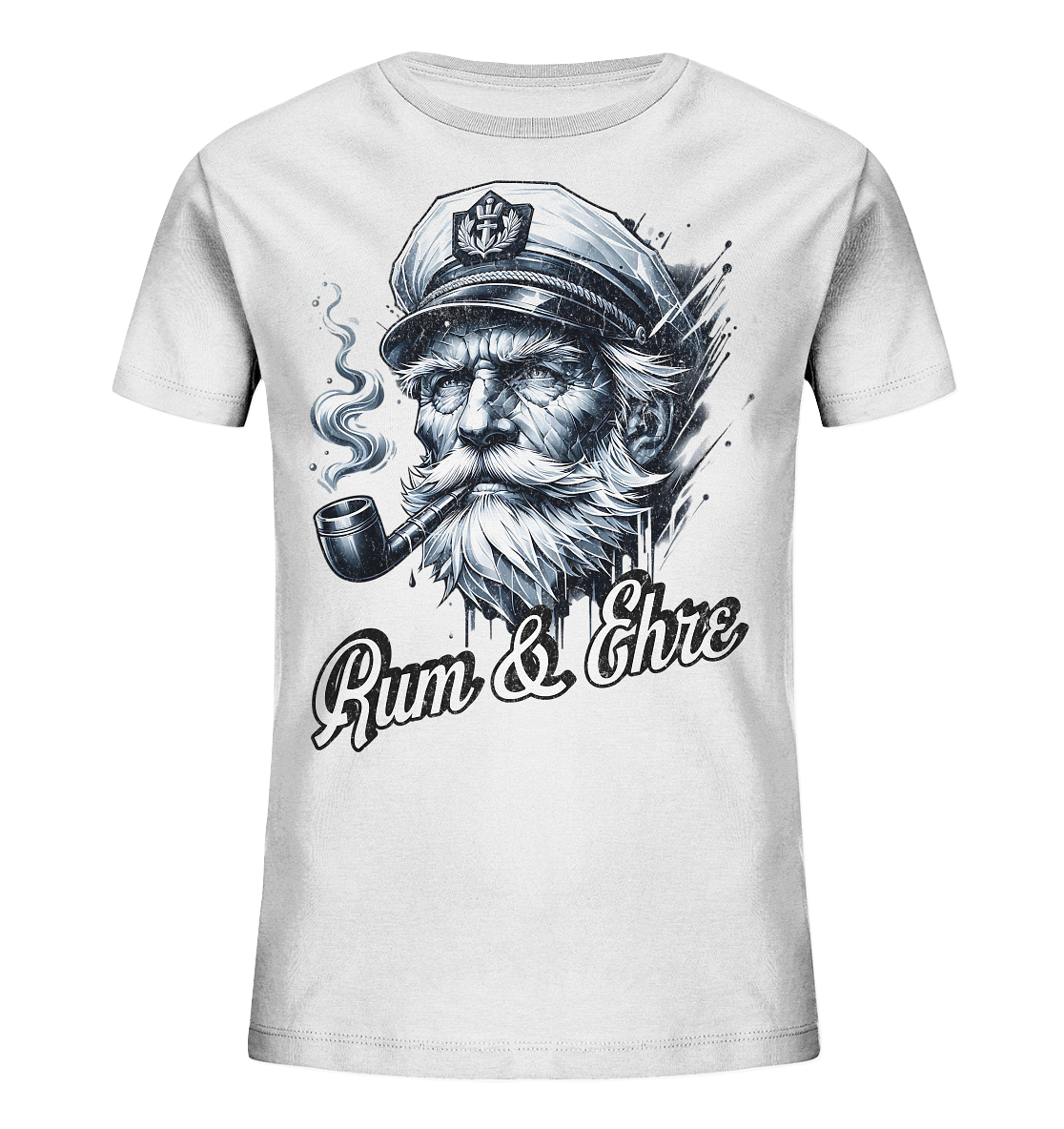 Rum und Ehre Kapitän - Kinder Bio Shirt