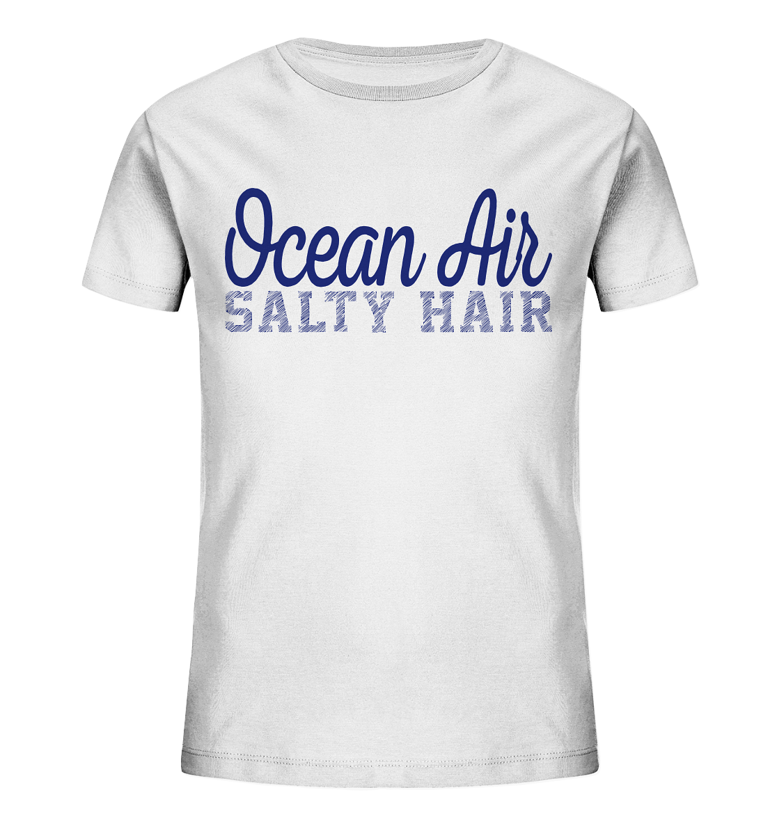 Ocean Air Salty Hair - Kinder Bio Shirt - Kiebitzdelle