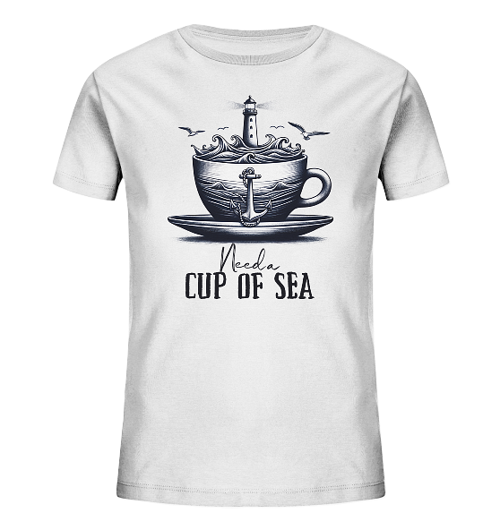 Need a cup of sea - Kinder Bio Shirt - Kiebitzdelle
