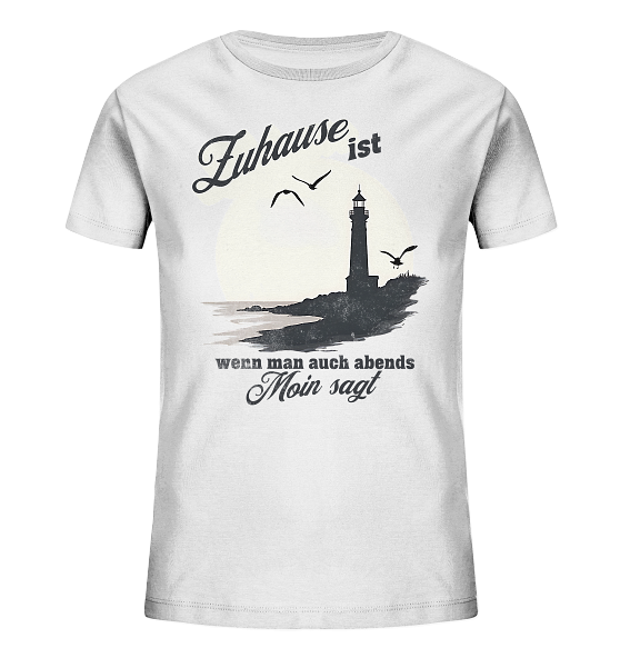 Moin Spruch Zuhause - Kinder Bio Shirt - Kiebitzdelle