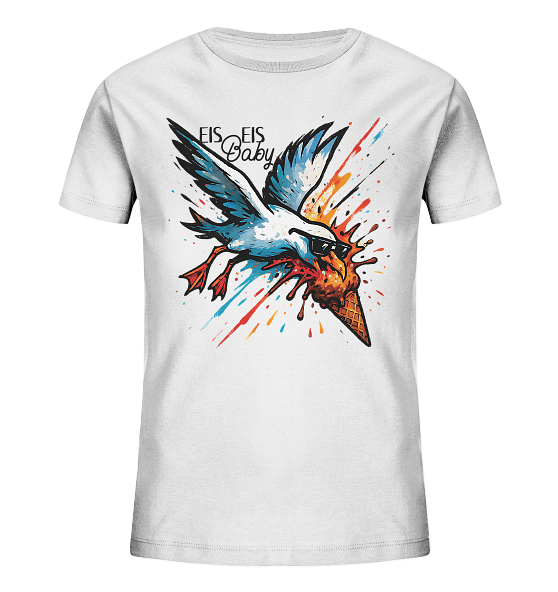 Eis Eis Baby Eisdieb Möwe - Kinder Bio Shirt